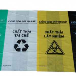 Những quy tắc khi phân loại túi nilon y tế