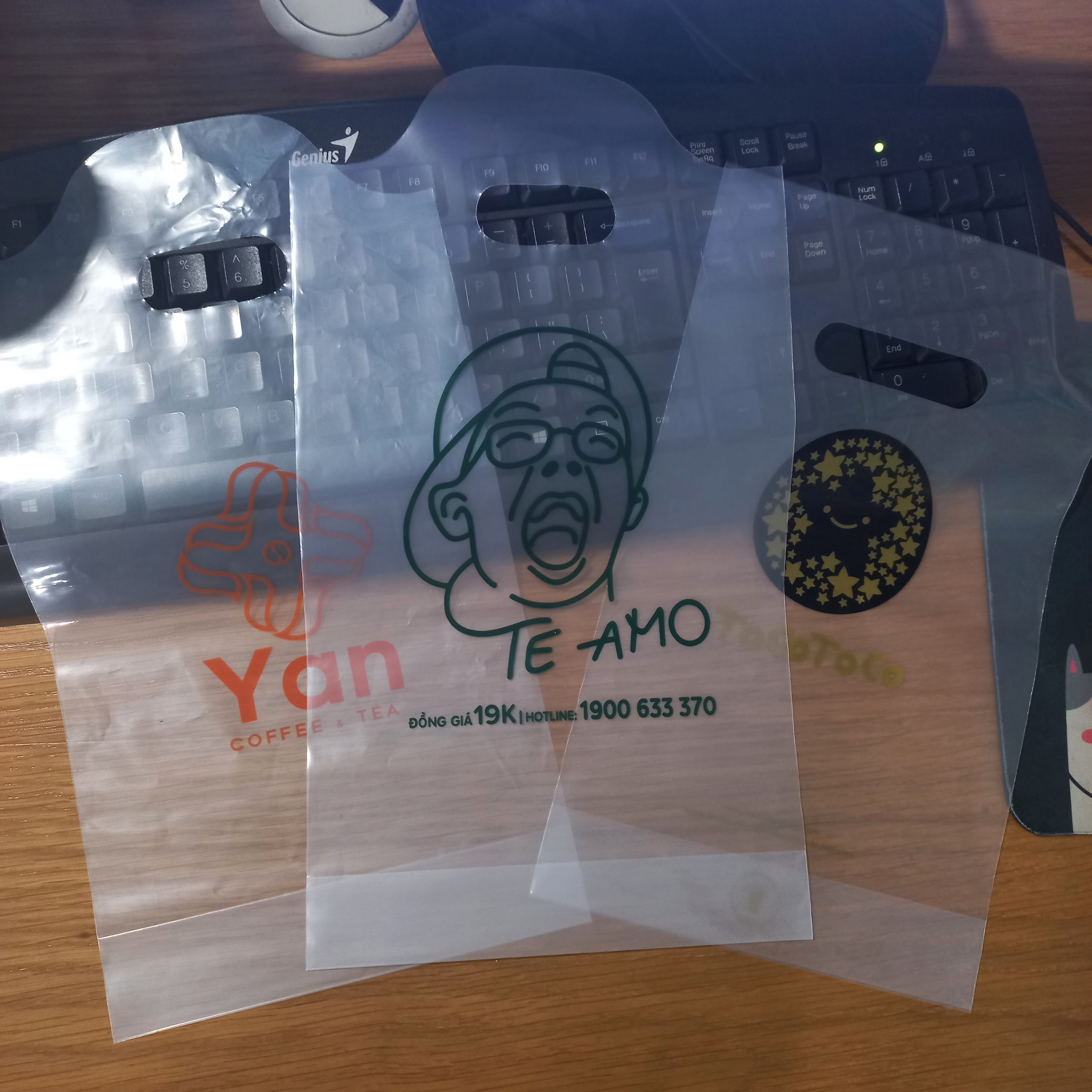 Túi đựng ly trà sữa