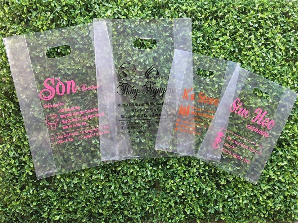 in túi xốp đựng mỹ phẩm