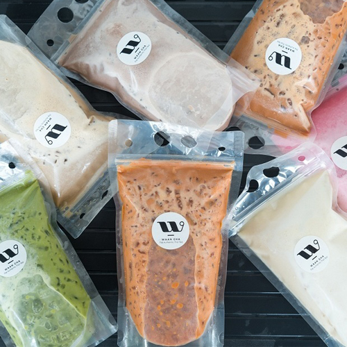 Túi Zip đựng trà sữa