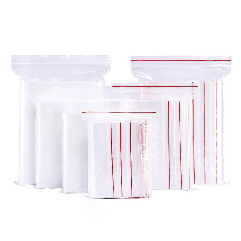 Thiết kế in ấn túi zíp nhỏ 3 Túi zíp nhỏ trong suốt