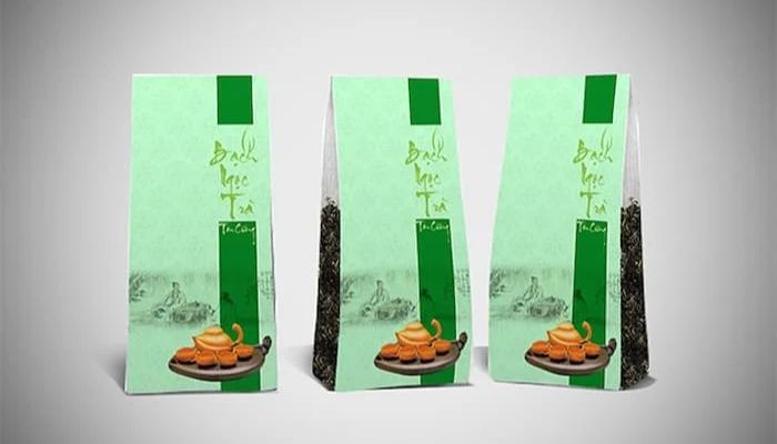 Thiết kế túi đựng trà đáy đứng