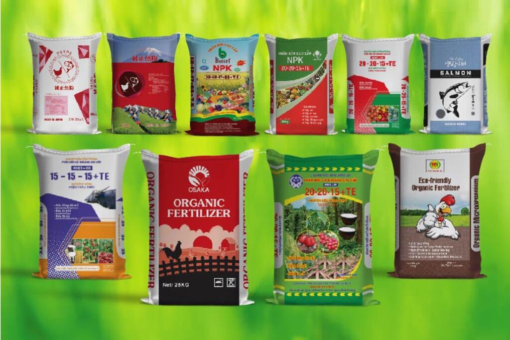 Bao bì phân bón có vai trò quan trọng trong việc bảo vệ sản phẩm và môi trường