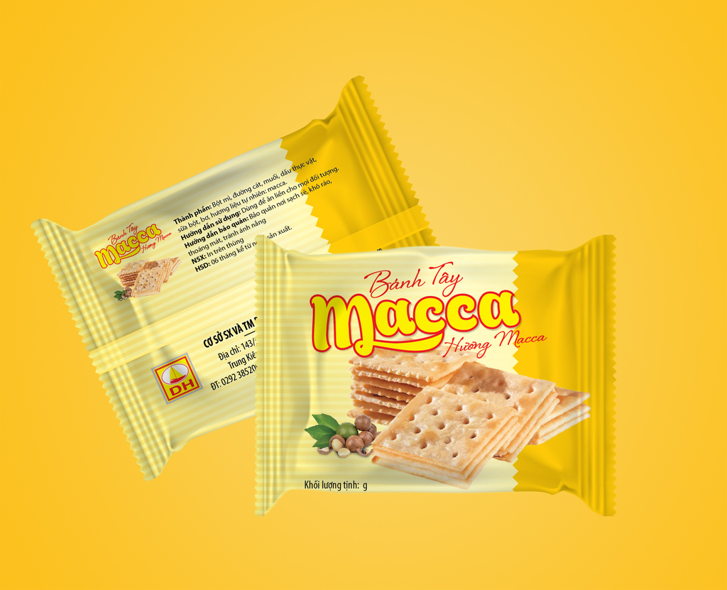 Bao bì bánh quy giúp bảo vệ chất lượng sản phẩm và thuận tiện trong việc vận chuyển và bảo quản