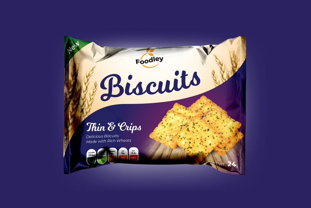 Thiết kế bao bì bánh quy đẹp và có thương hiệu có thể thu hút sự chú ý của khách hàng nhiều hơn ngay từ cái nhìn đầu tiên