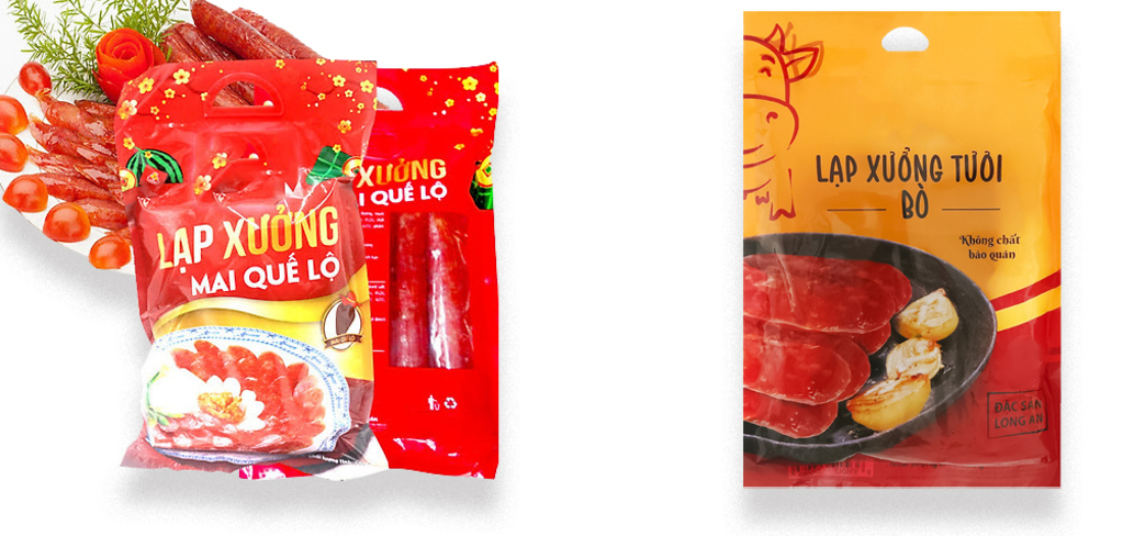 Bao bì lạp xưởng có vai trò quan trọng giúp bảo quản sản phẩm giữ được hương vị và chất lượng tươi ngon 