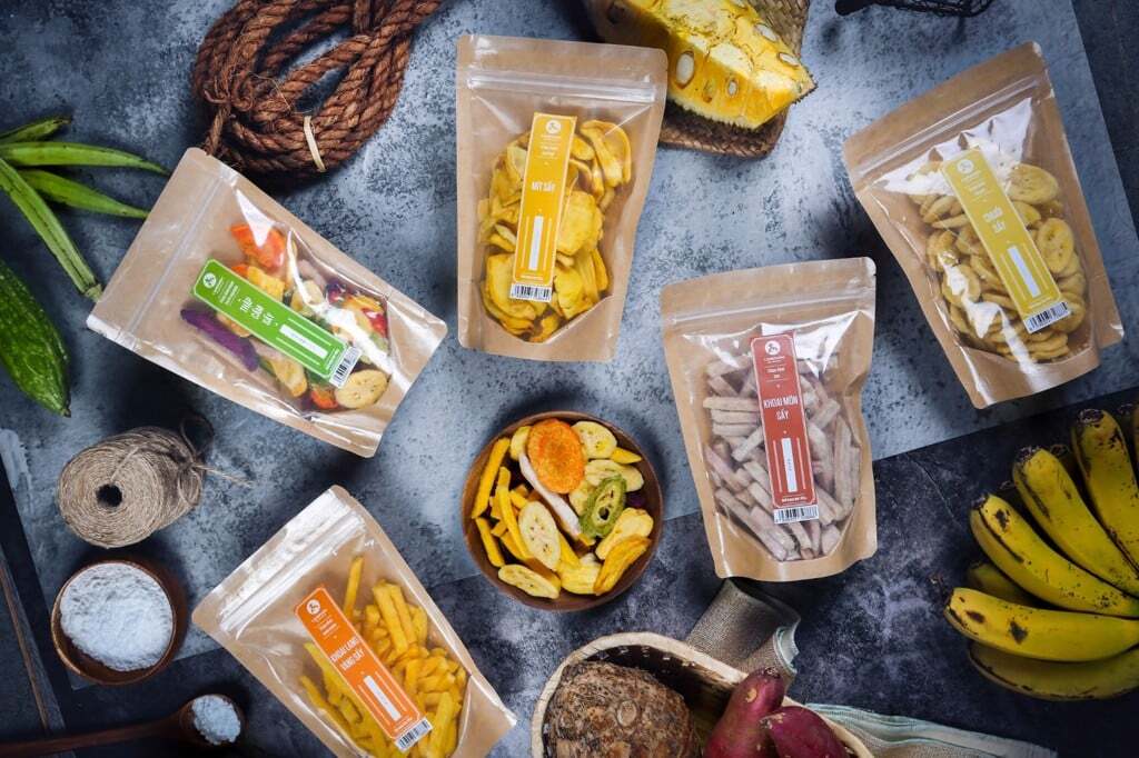 In thương hiệu cho bao bì trái cây sấy là cách để sản phẩm của bạn nổi bật