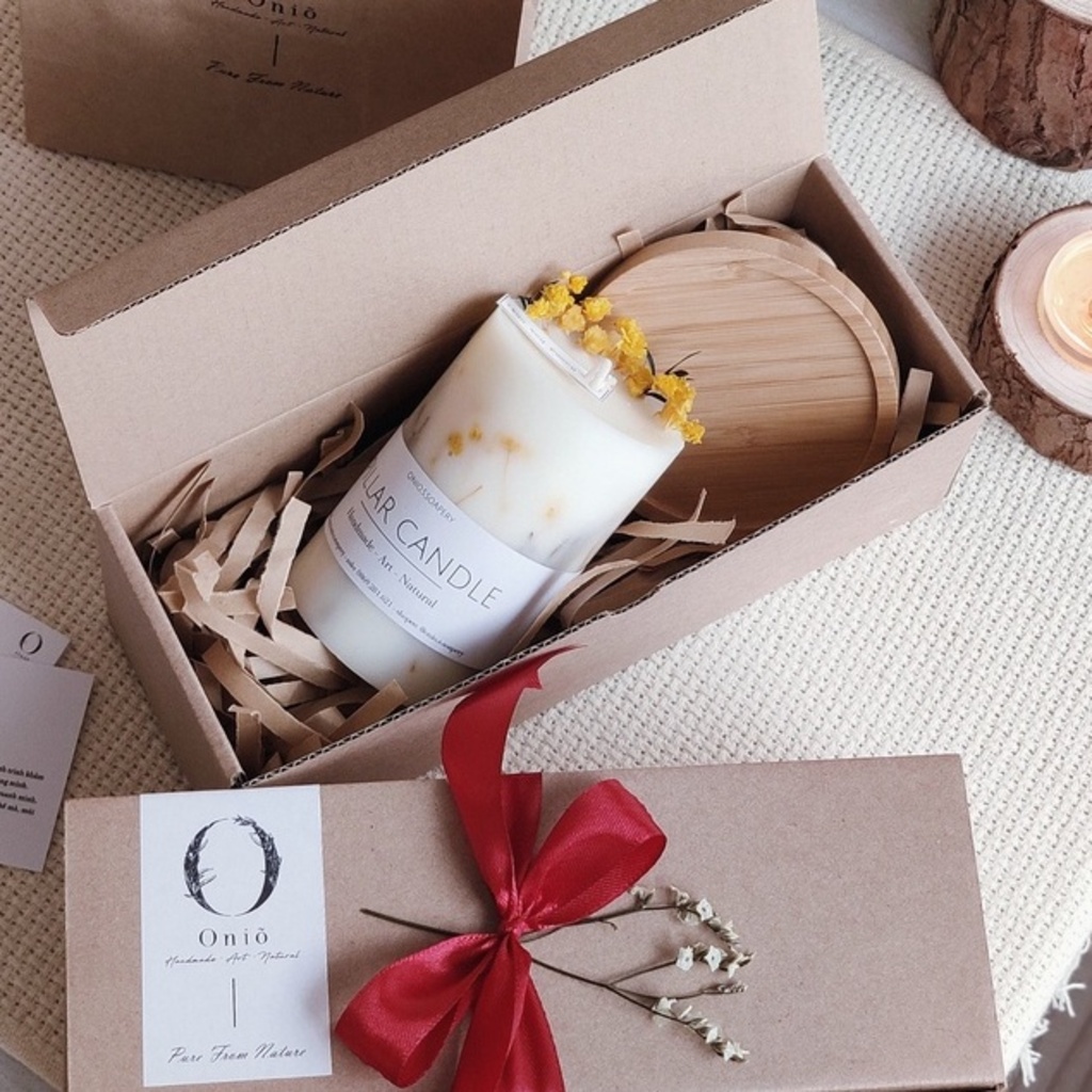 Bao bì nến thơm và những điều cần biết 11 Bao bì nến thơm được in ấn chất lượng cao giúp sản phẩm nổi bật hơn trên kệ hàng